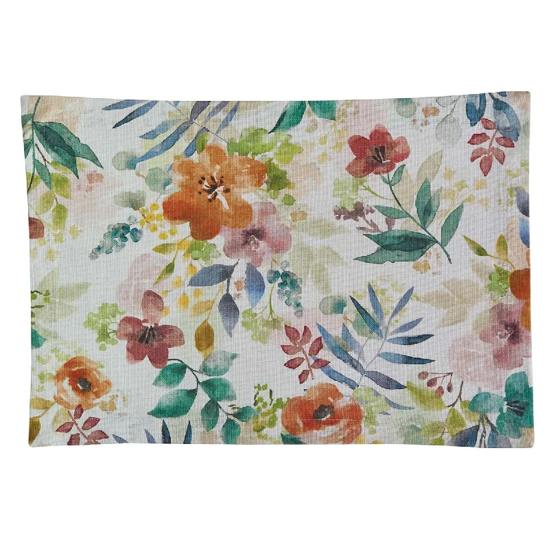 Amber Floral Printed Placemat Set