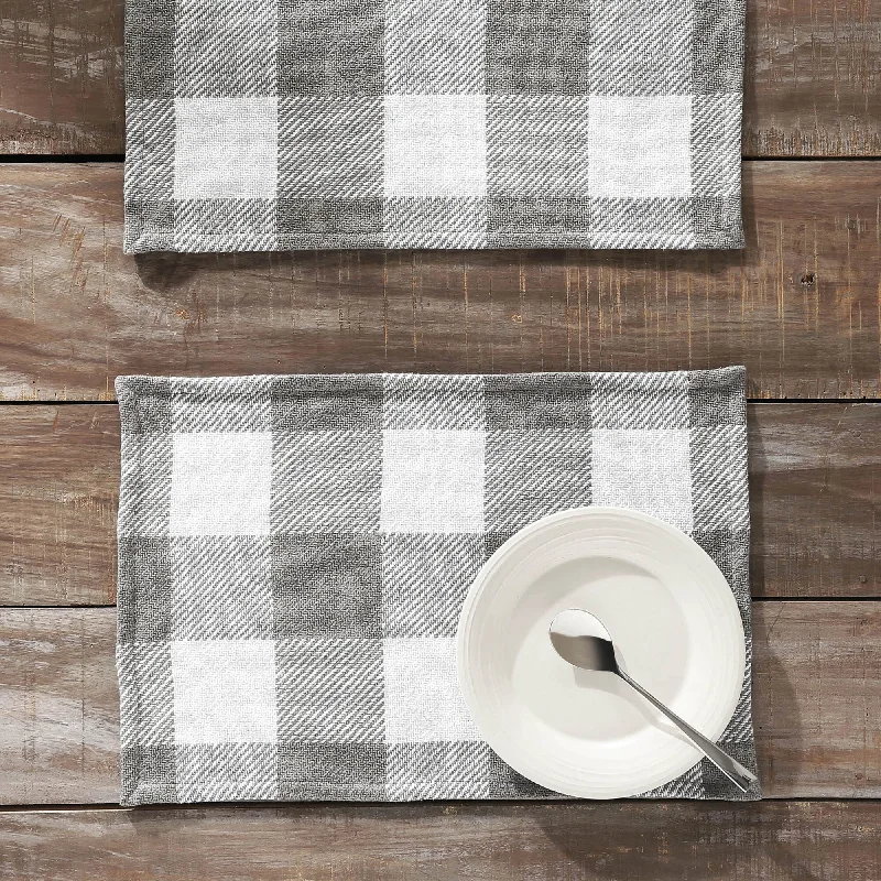 Annie Grey Buffalo Check Placemat - Set of 2