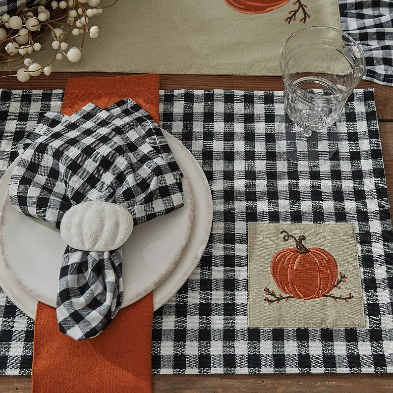 Autumn Checkerboard Placemats