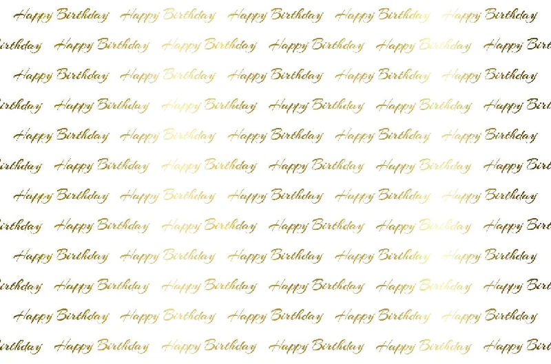 Foil Happy Birthday - Placemat