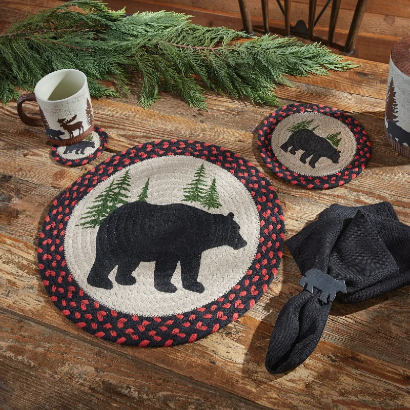 Black Bear Braided Placemats