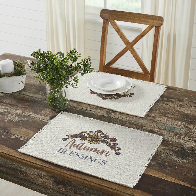 Bountifall "Autumn Blessings" Placemat - Set of 2