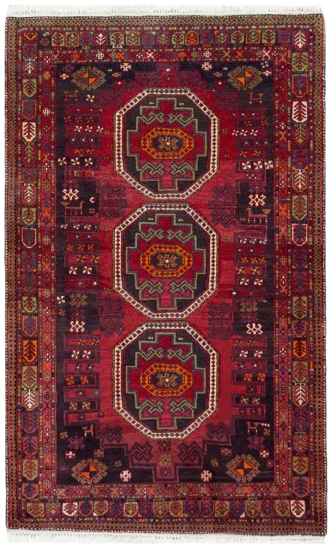 Caucasian Red Wool Rug