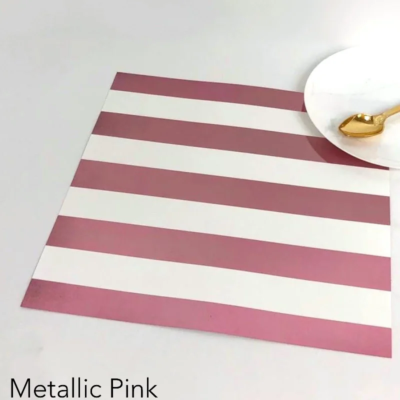 Foil Stripe - Charger - (SQUARE)