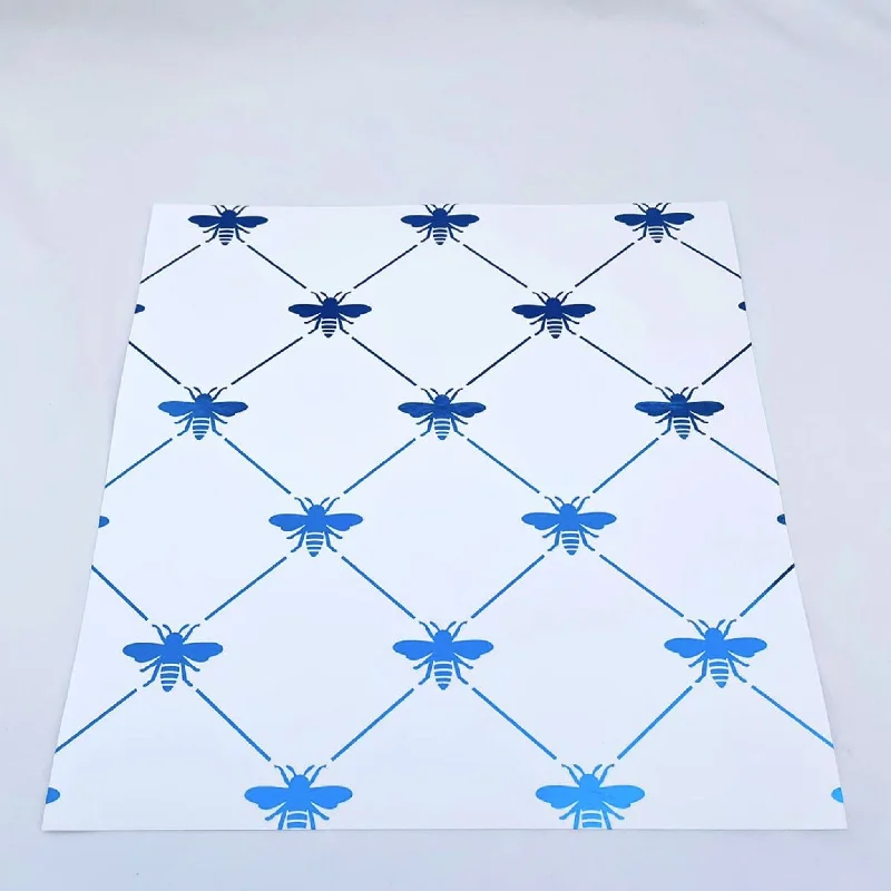 Foil Diamond Bee - Charger - (SQUARE)