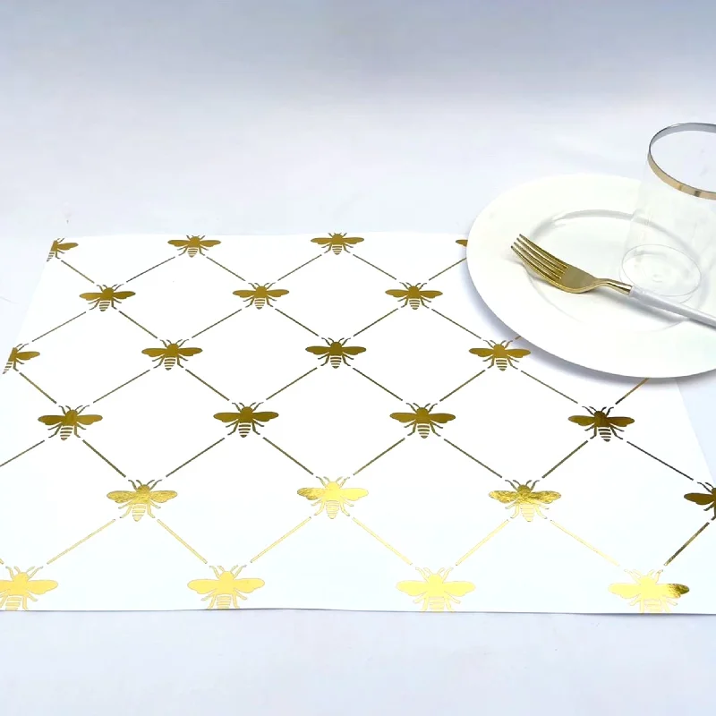 Foil Diamond Bee - Placemat