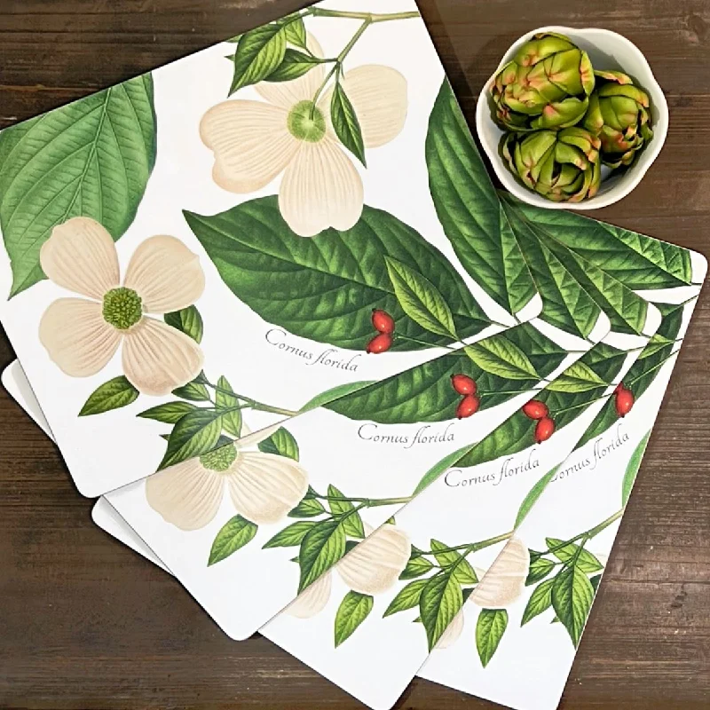 Dogwood Board Placemats - Set of 4