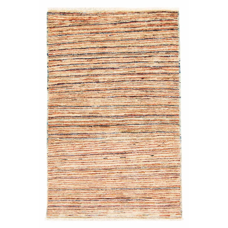 ECARPETGALLERY Hand-knotted Finest Ziegler Multi Color Wool Rug - 3'3 x 4'9