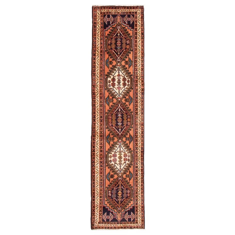 ECARPETGALLERY Hand-knotted Konya Anatolian Copper Wool Rug - 2'3 x 9'2