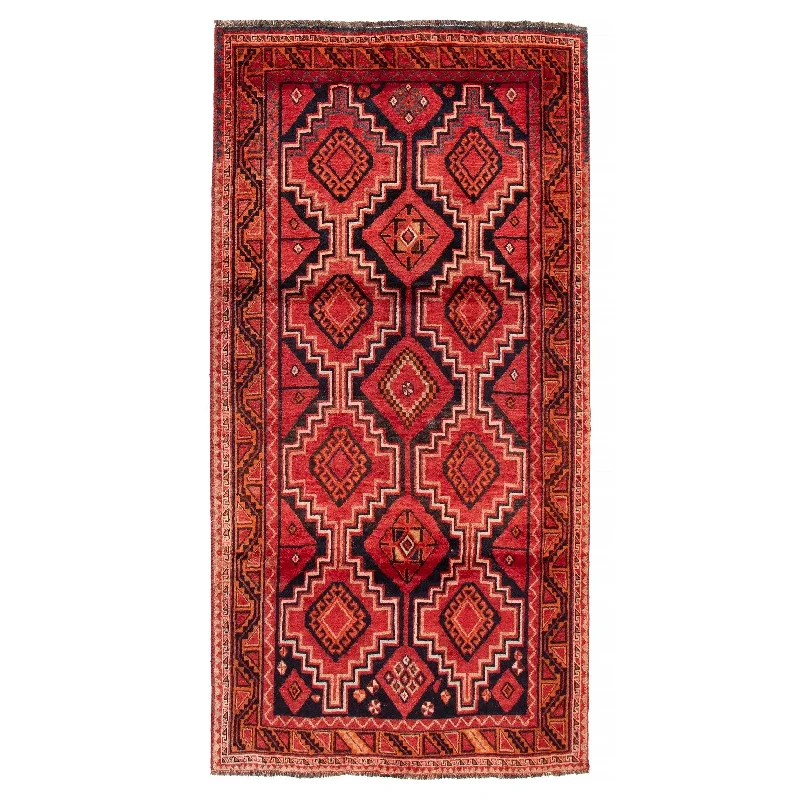 ECARPETGALLERY Hand-knotted Konya Anatolian Red Wool Rug - 4'9 x 9'5