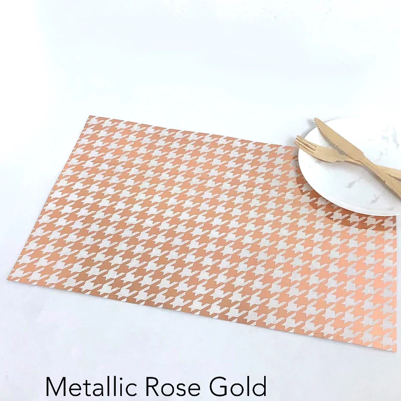 Foil Houndstooth - Placemat