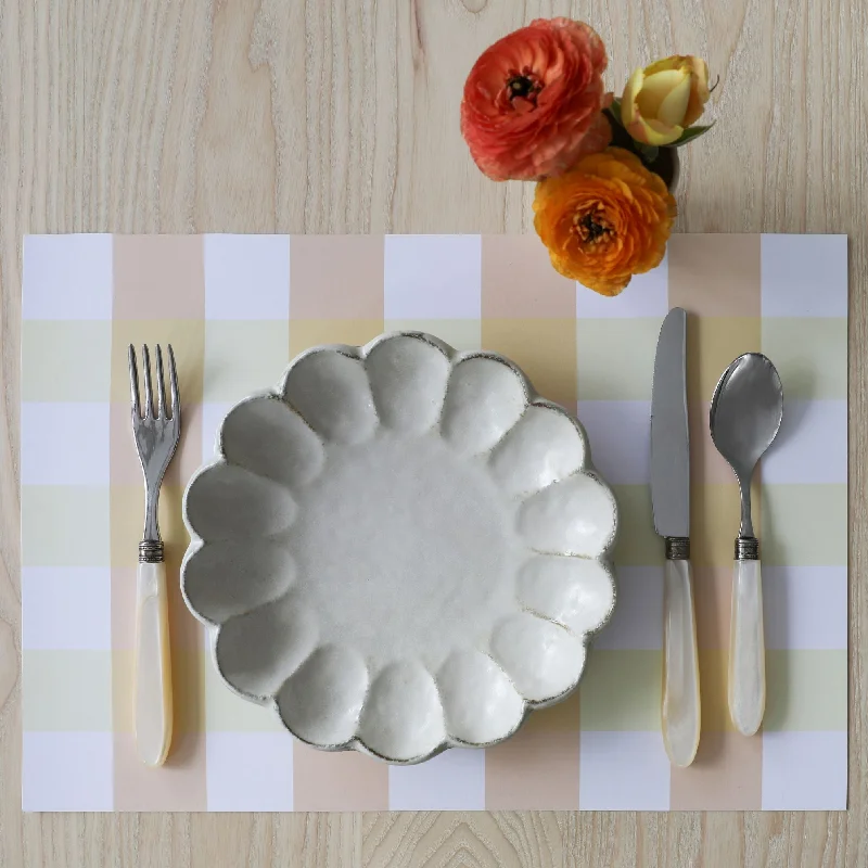 Gingham Lemon Placemat (10 pack)