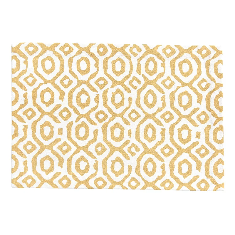 Golden Geo Placemat Set