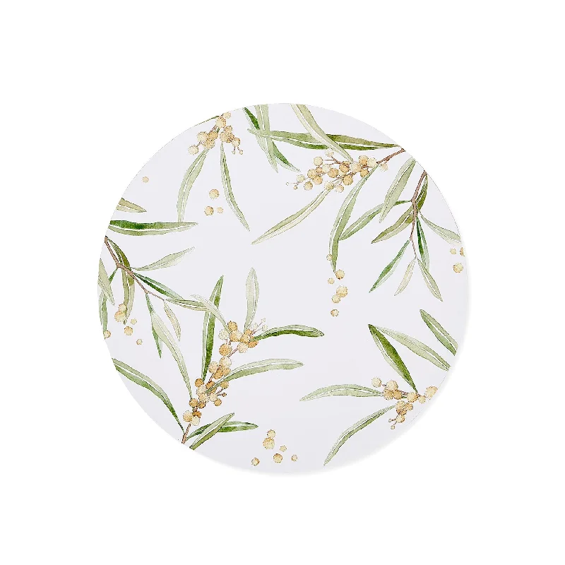 Golden Wattle Round Placemat - Set of 4