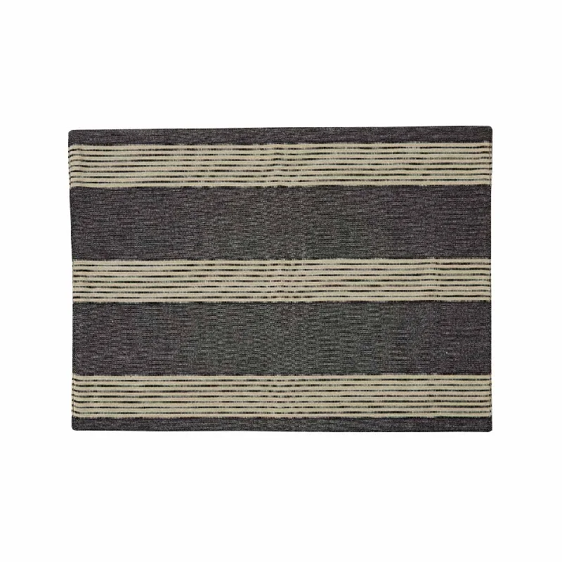 Graphite Stripe Placemat Set