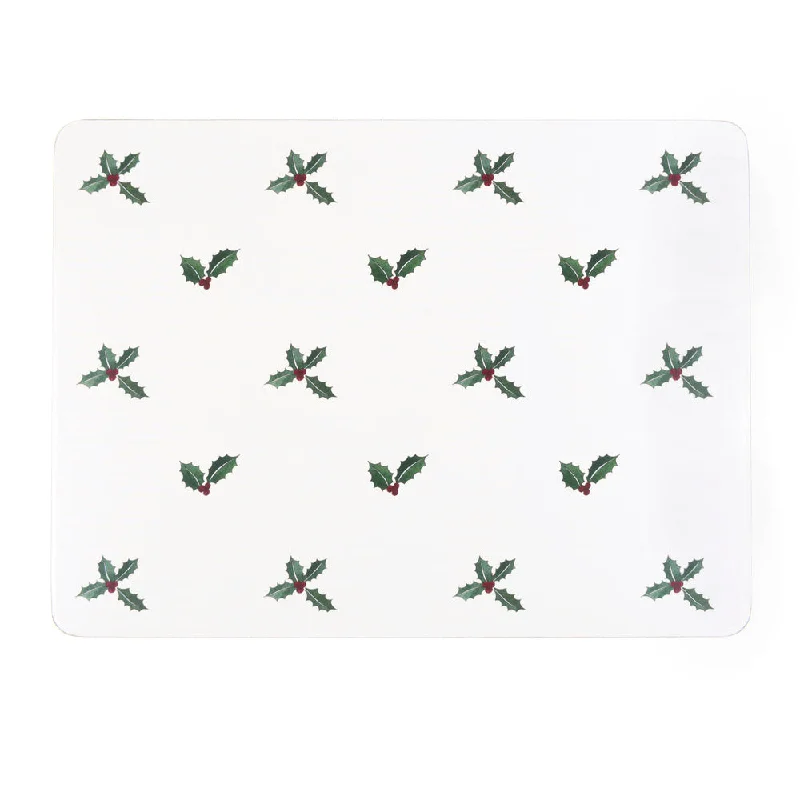 Holly & Berry Placemats (Set of 4)