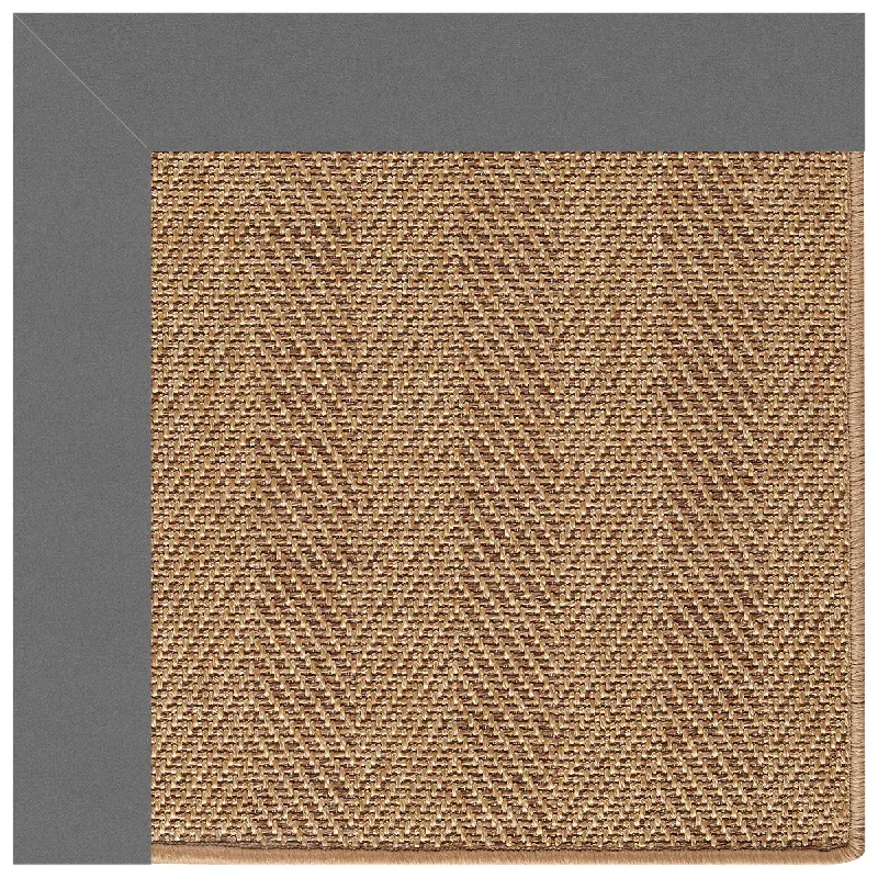 Islamorada-Herringbone Canvas Charcoal