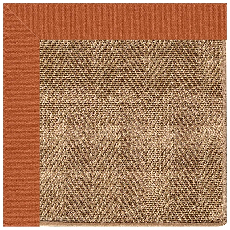 Islamorada-Herringbone Canvas Rust