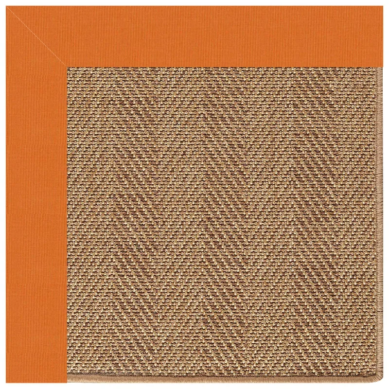 Islamorada-Herringbone Canvas Tangerine