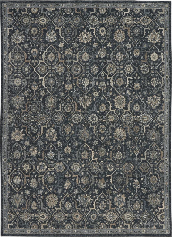 kathy ireland Home Moroccan Celebration KI385 Navy Area Rug