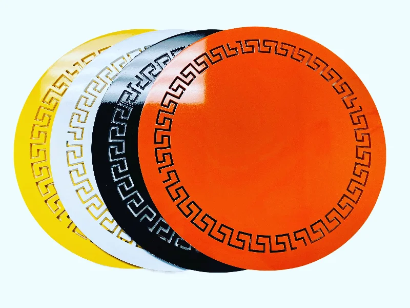 Lacquered Greek Key Placemat