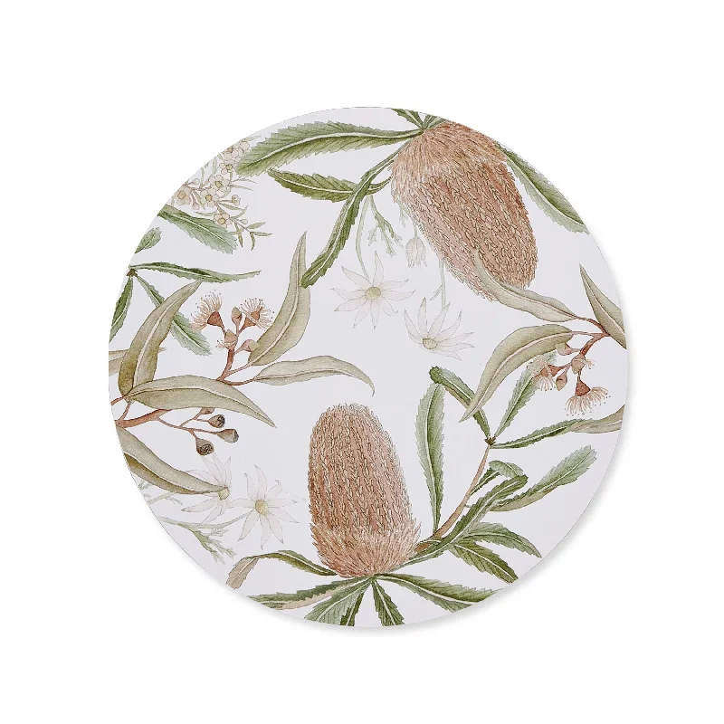 Marysville Green Round Placemat - Set of 4