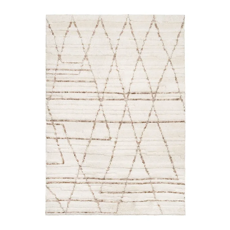 Leona Tribal Wool Shag Rug