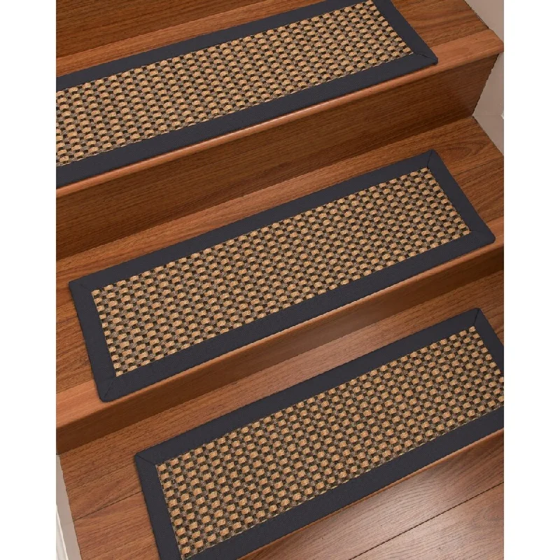 NaturalAreaRugs Seaside Carpet Stair Treads (Set of 13) - 13PC (9" x 29")