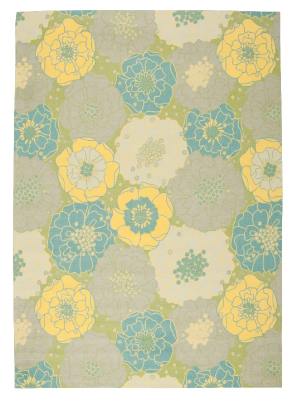 Nourison Home & Garden RS021 Green Area Rug