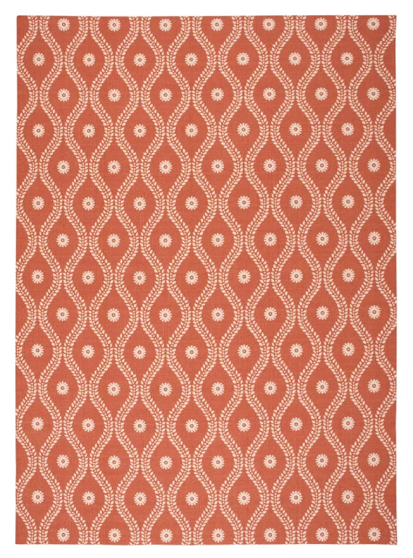 Nourison Home & Garden RS085 Rust Area Rug