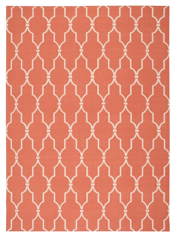 Nourison Home & Garden RS087 Orange Area Rug