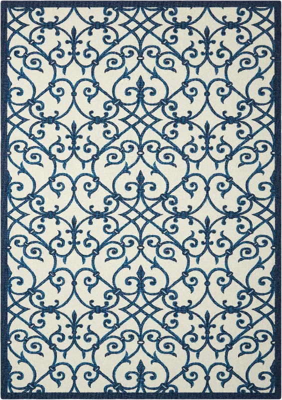 Nourison Home & Garden RS093 Blue Area Rug