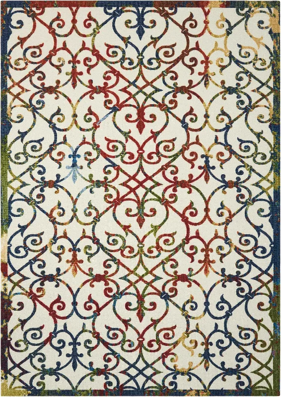 Nourison Home & Garden RS093 Multicolor Area Rug