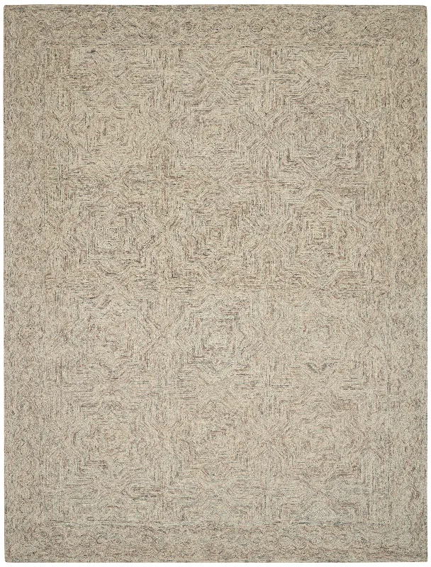 Nourison Interlock ITL03 Blue/Ivory Area Rug