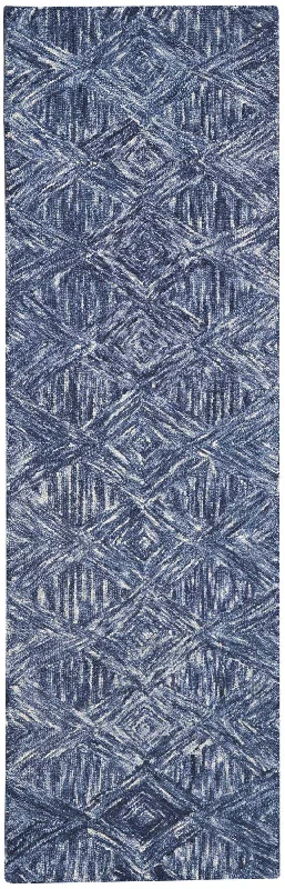 Nourison Linked LNK01 Denim Area Rug