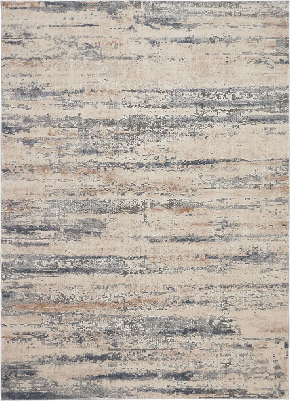 Nourison Rustic Textures RUS04 Beige/Grey Area Rug