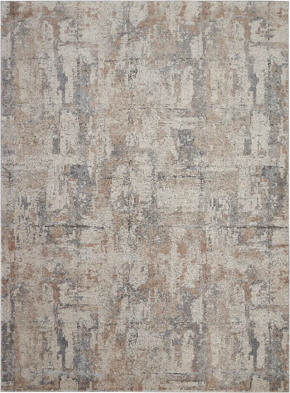 Nourison Rustic Textures RUS06 Beige/Grey Area Rug