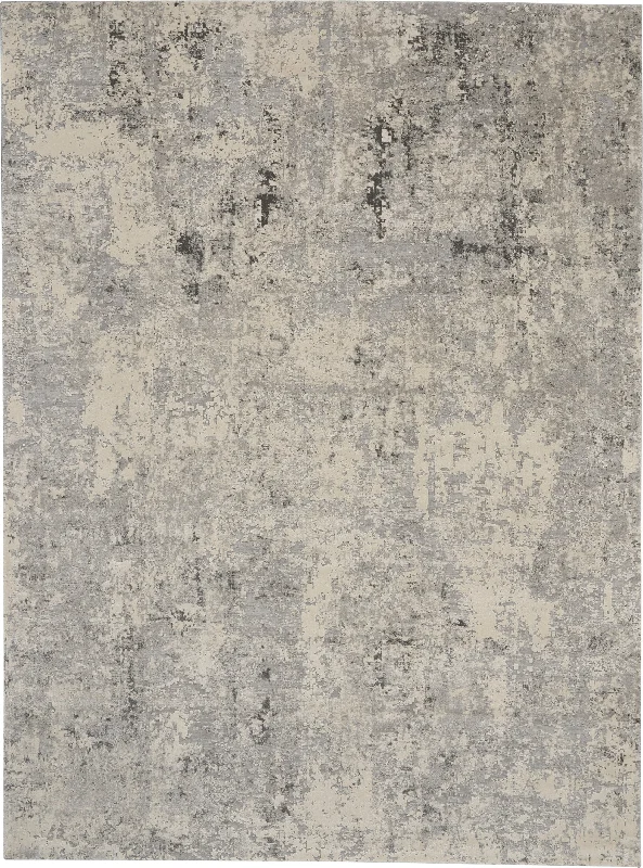 Nourison Rustic Textures RUS07 Grey/Beige Area Rug