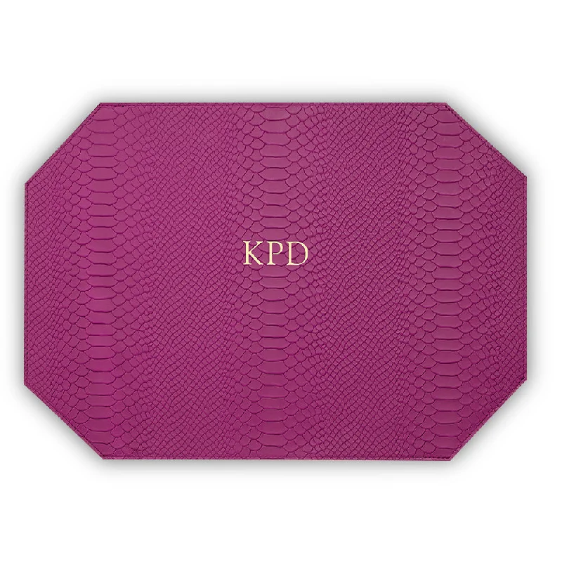 Orchid Leather Placemat