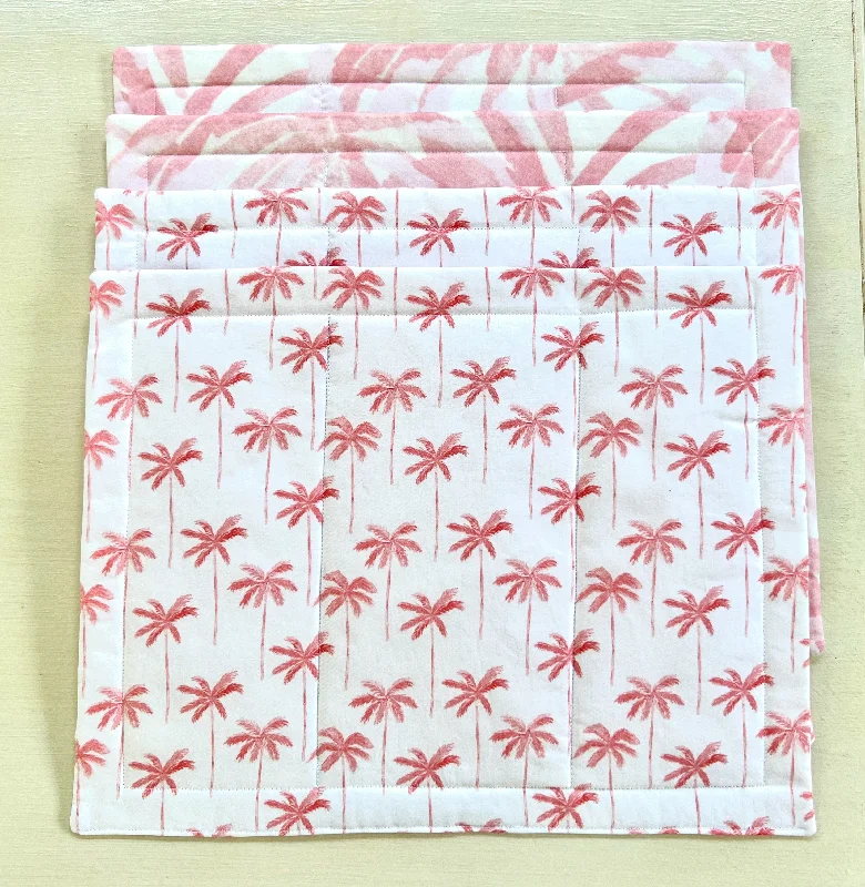 Peach Palms Placemats