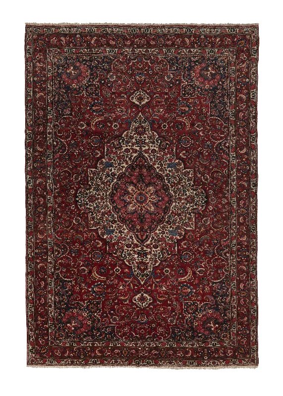 Persian Rug Bakhtiari Handmade Area Tribal 10'5"x15'3" (10x15) Red Floral Design #18103