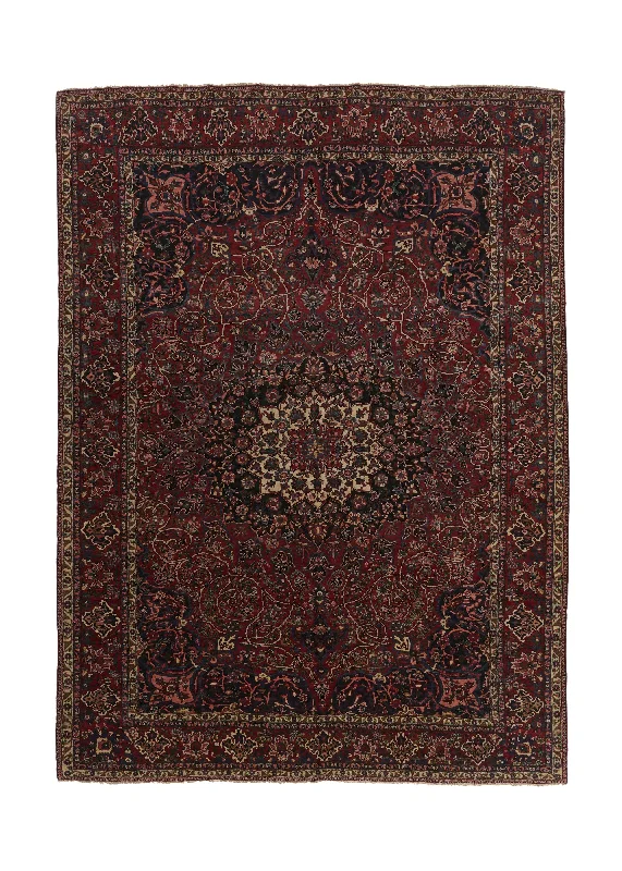 Persian Rug Bakhtiari Handmade Area Tribal 11'0"x15'2" (11x15) Red Floral Design #22856