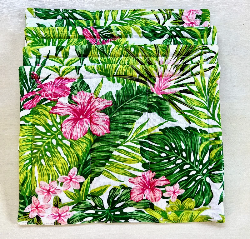 Pink Tropical Placemats