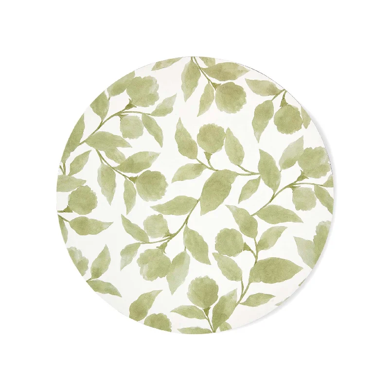 Riviera Green Round Placemat - Set of 4