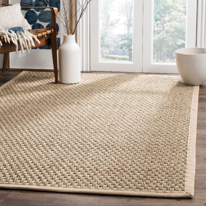 SAFAVIEH Natural Fiber Zymryd Basketweave Seagrass Rug