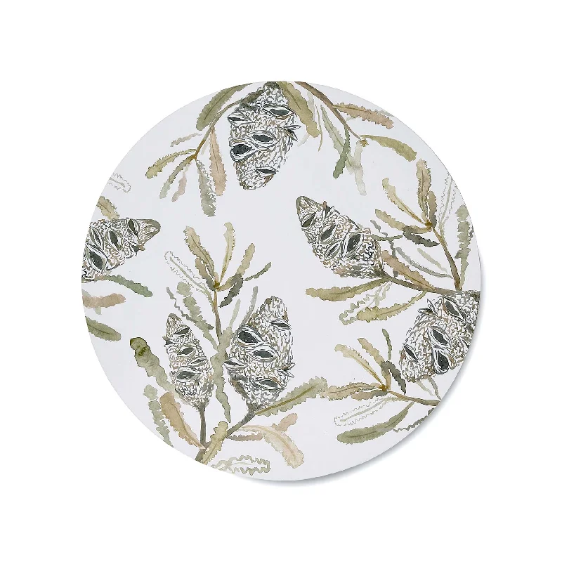 Seed Pod Round Placemat - Set of 4