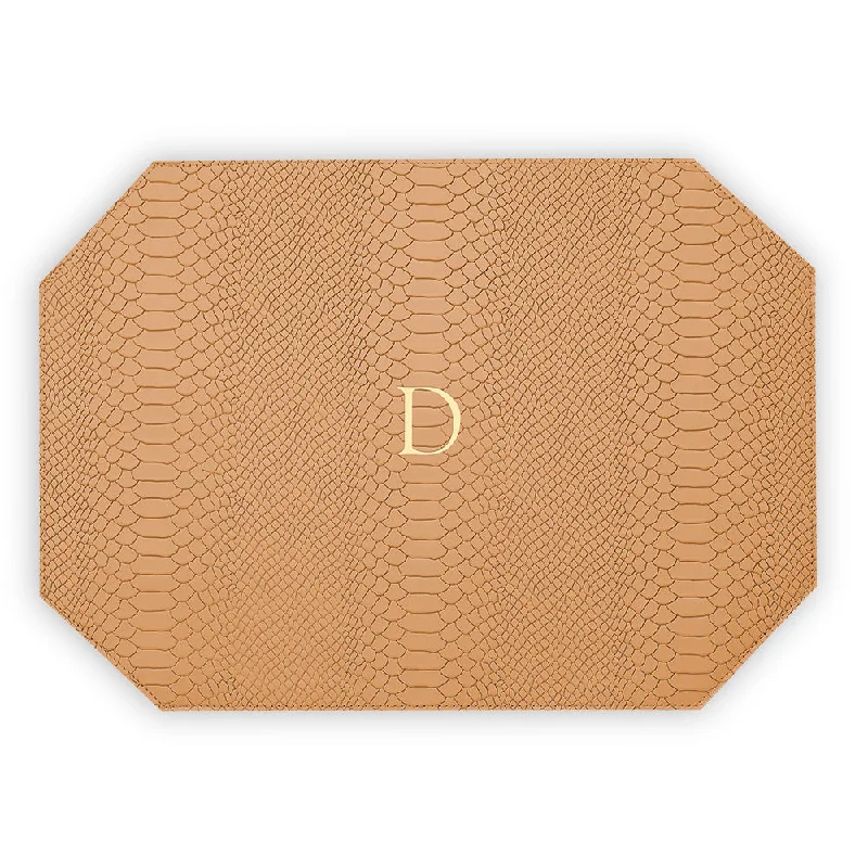 Tan Leather Placemat