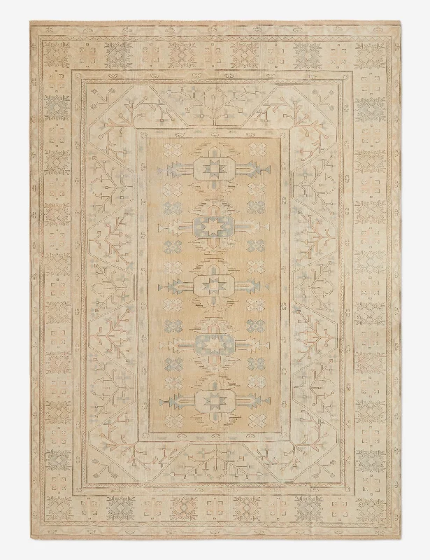 Vintage Turkish Hand-Knotted Wool Rug No. 283, 10'7" x 15'2"