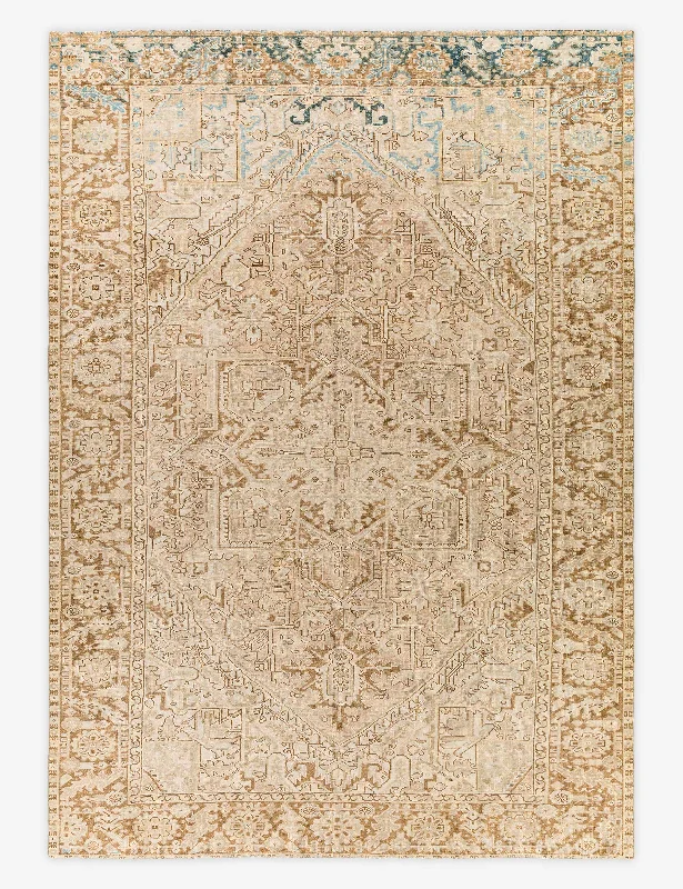 Vintage Turkish Hand-Knotted Wool Rug No. 348, 8' 4" x 11' 7"