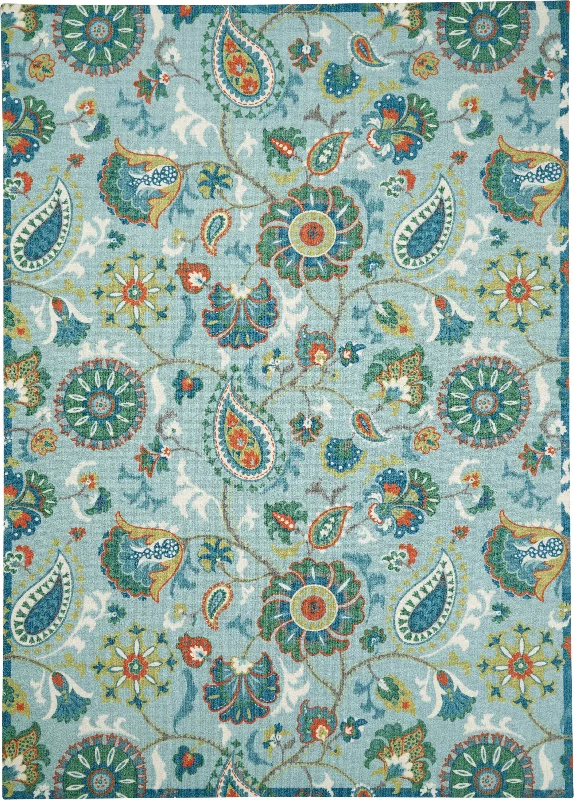 Waverly Sun N' Shade SND73 Light Blue Area Rug